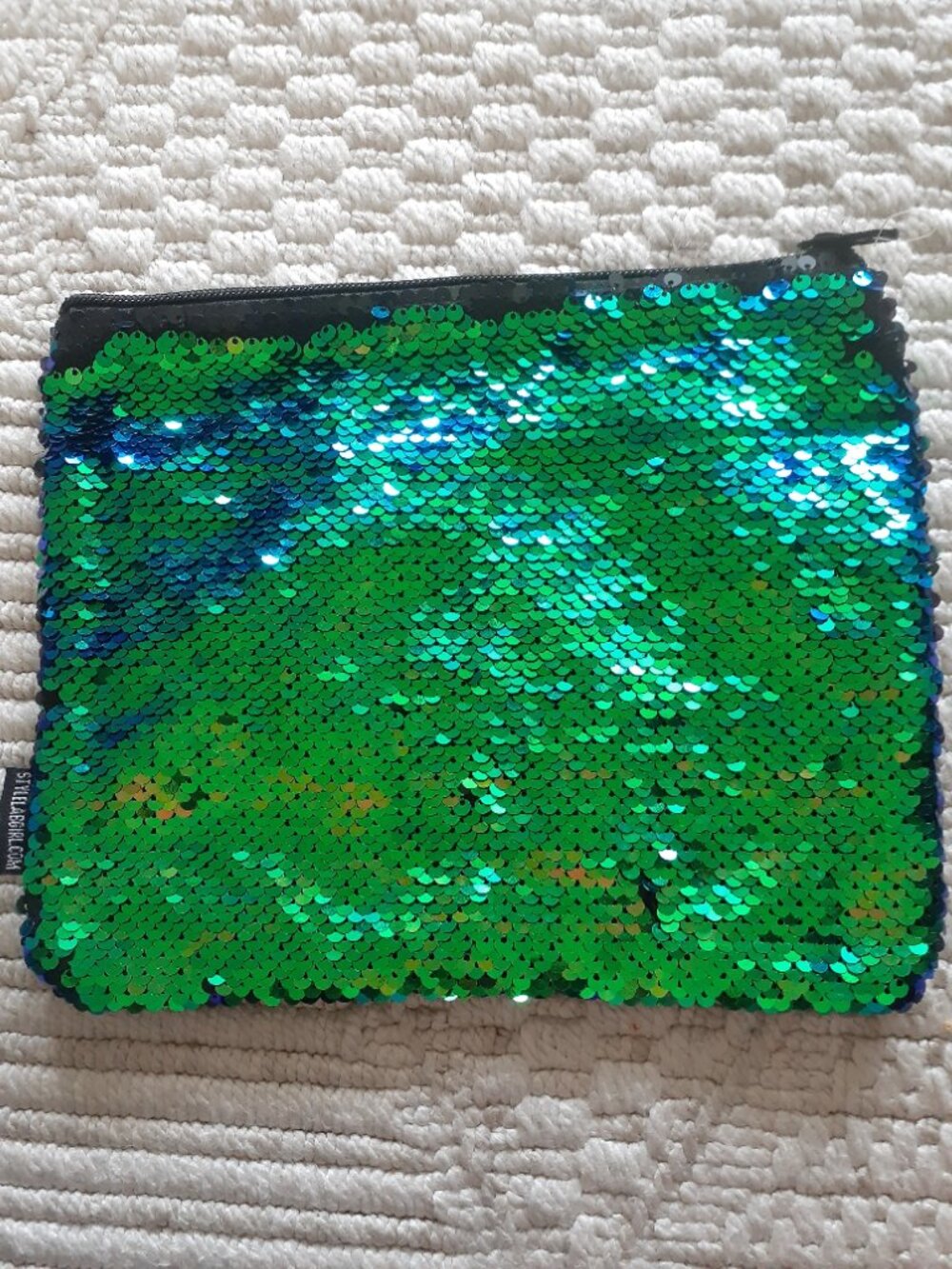 MERMAID REVERSE TO BLACK SEQUIN MAKEUP BAG